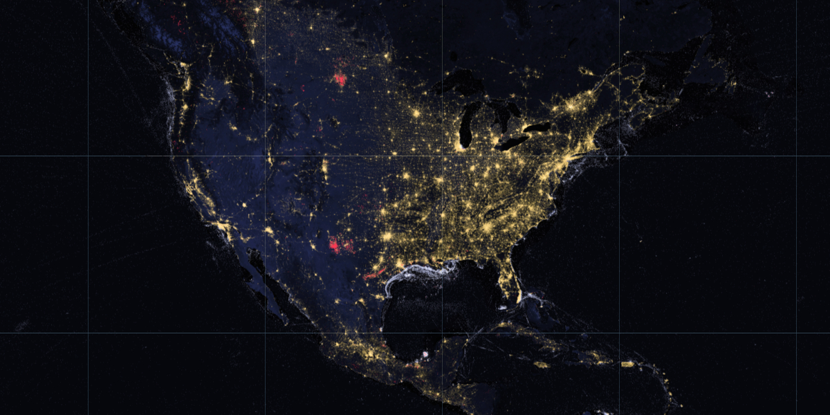 Nighttime lights image