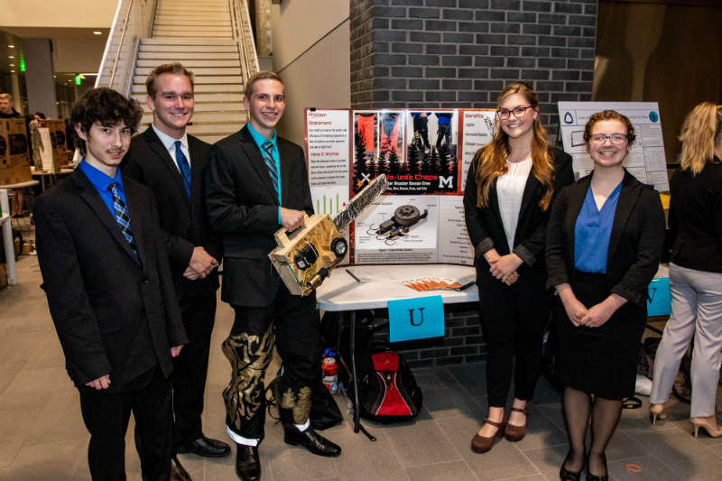 Blaster Disaster Rescue Team with their winning Cornerstone Design project