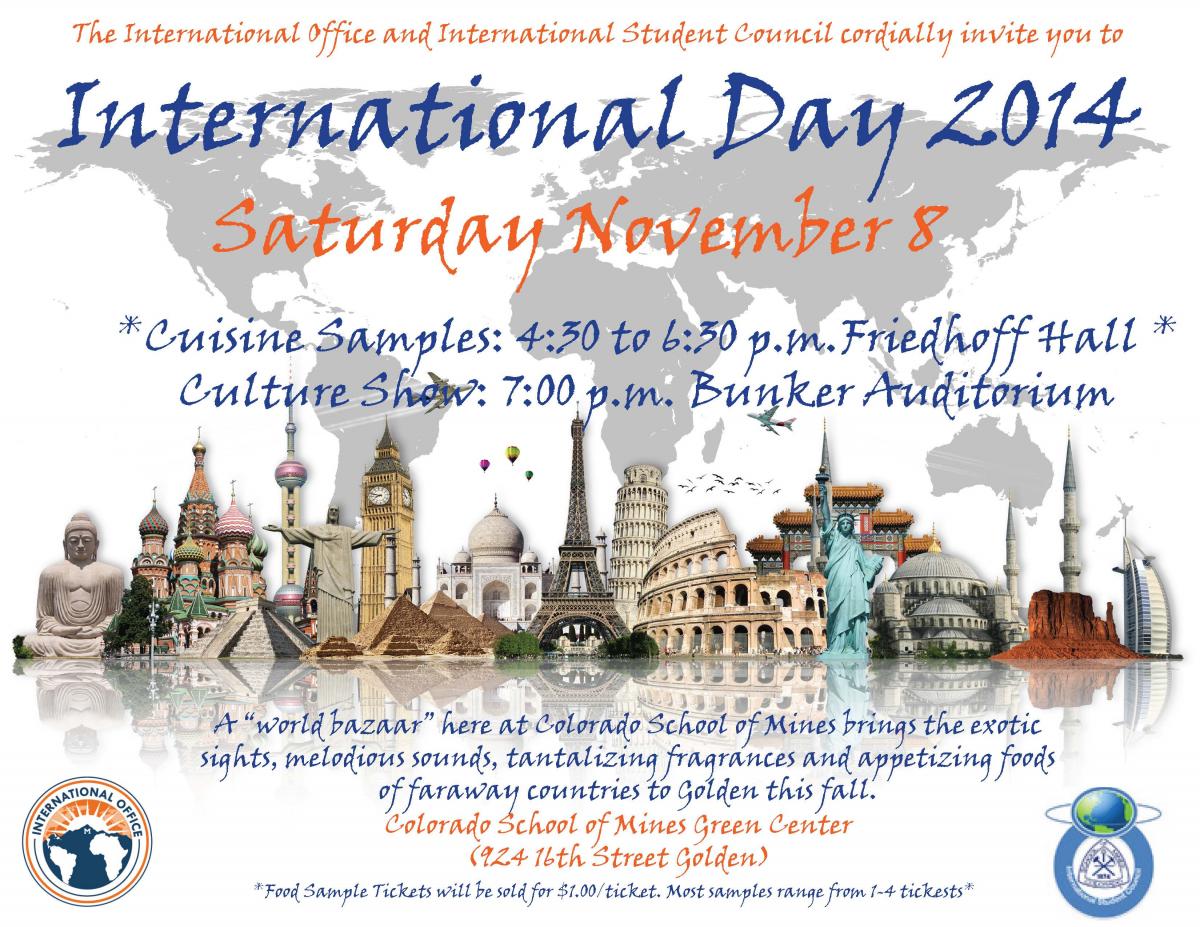 sample cultural cuisine attend culture show during international culture show flyer