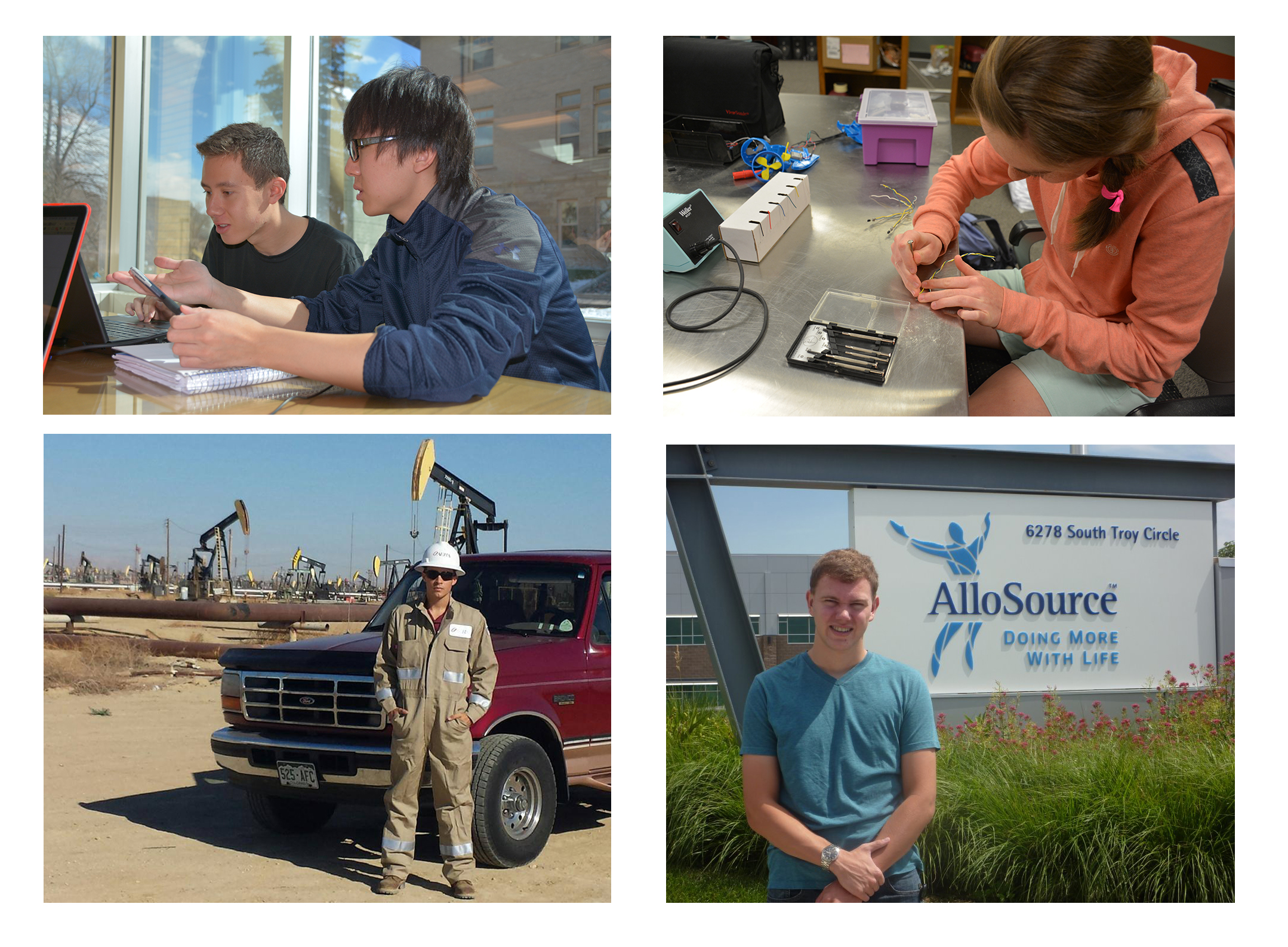 Four students travel outside of CO for summer internships Colorado