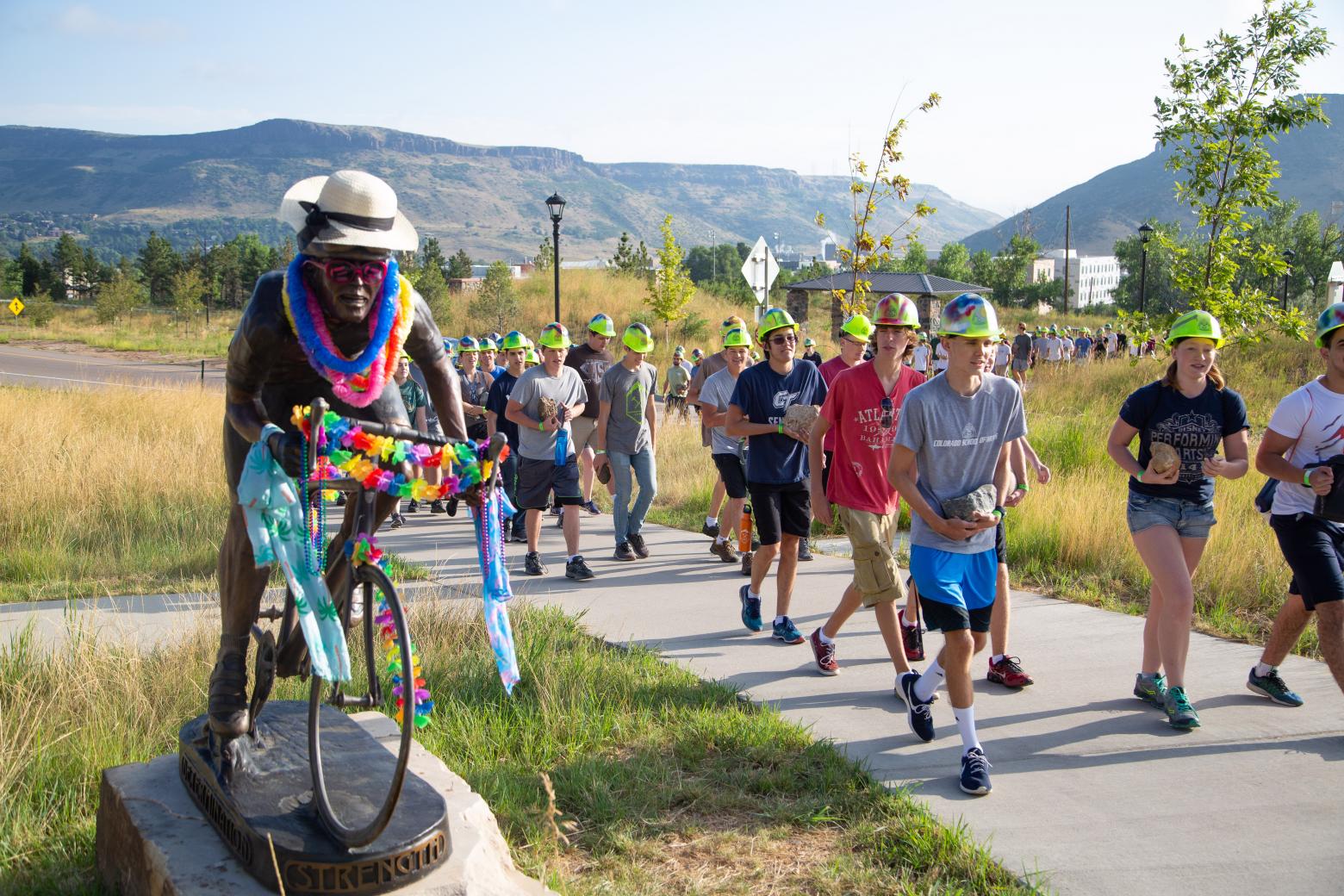 With 10pound rocks in hand, Mines students to kick off 2021