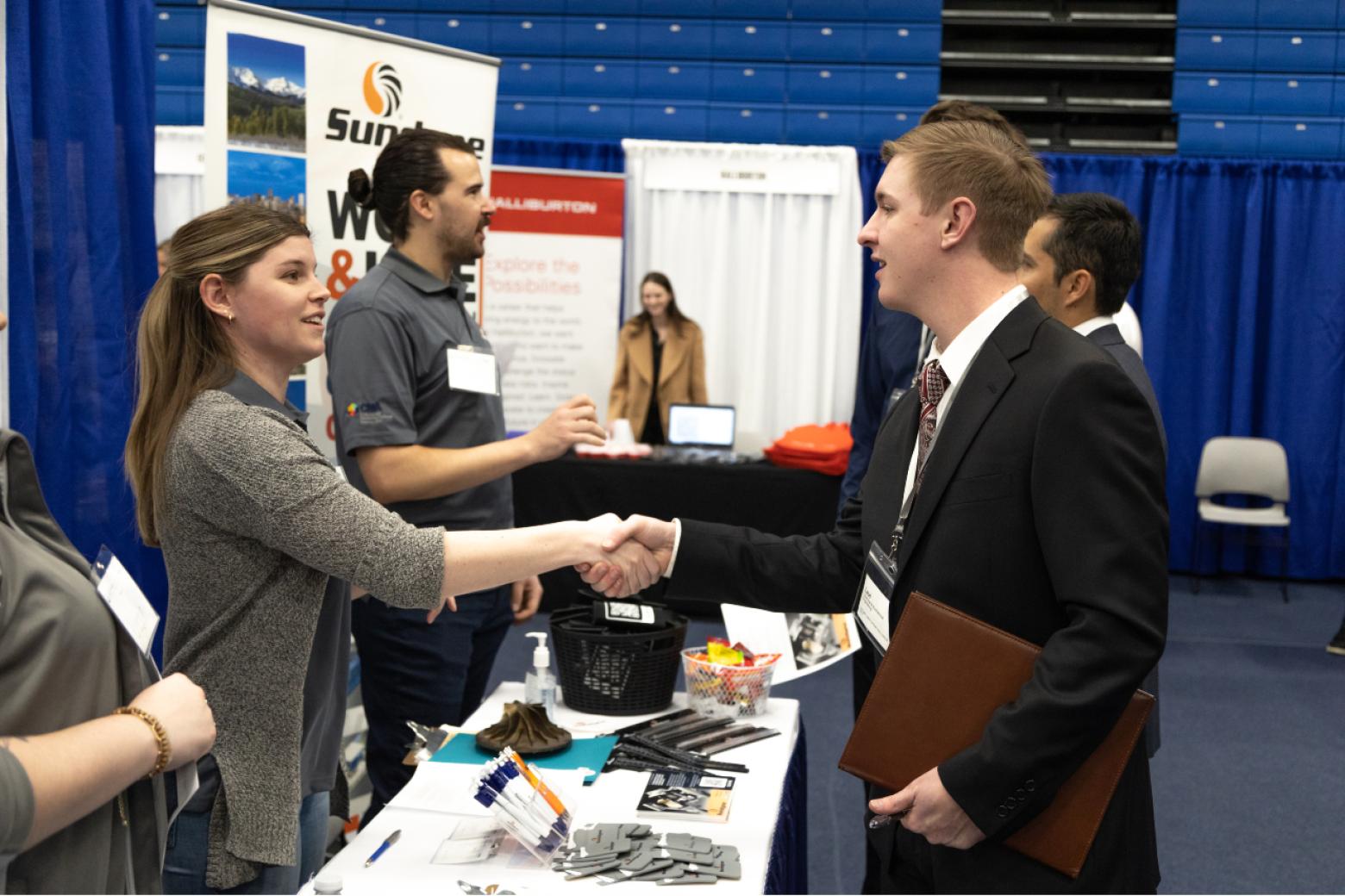 PHOTOS Mines students connect with hundreds of recruiters at Spring