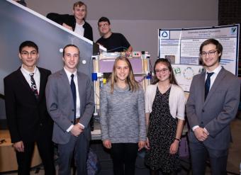 Team Blast Off with their winning Cornerstone Design project