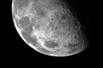NASA image of Moon's north pole