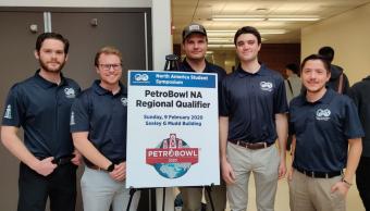 Group shot of 2020 PetroBowl team