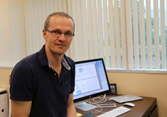 Vladan Stevanovic in the office