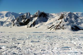Wordie Ice Shelf in Antarctica