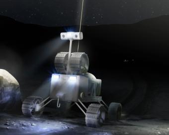 Rendering of proposed lunar rover