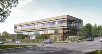 Venture Center rendering from Washington Street