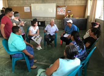 Mines students listen to community members in Guatemala