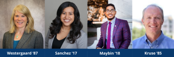 Headshots of new Alumni Board Executive Committee