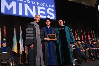 Rath winner Steve DiGregorio with President Johnson and VP Copan