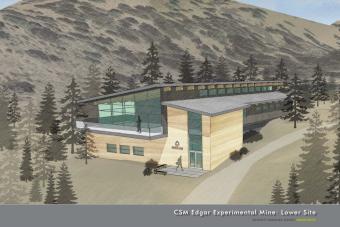 Rendering of new Edgar Mine lower site building