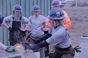 Mines student competes at hand steel