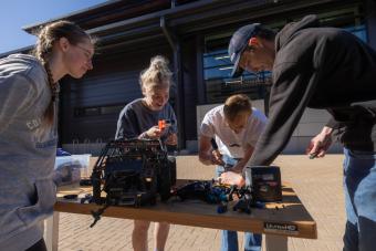 Students work in xWorks Innovation Spaces