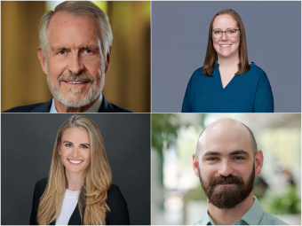collage of four headshots