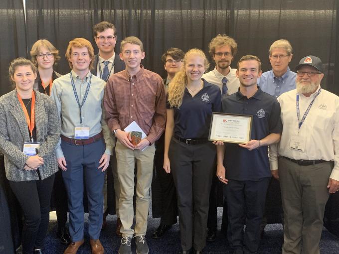 Mines Material Advantage named Chapter of Excellence Colorado School