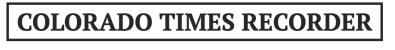 Colorado Times Recorder