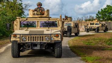 Army MRAP vehicles