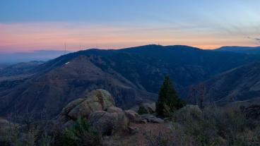 Mount Zion at sunrise