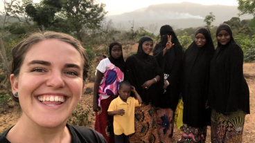 Dot Walch with friends in Guinea