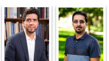 Headshots of Moises Carreon and Mohsen Asle Zaeem