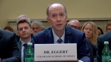 Rod Eggert testifying before US House committee