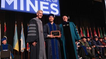 Rath winner Steve DiGregorio with President Johnson and VP Copan