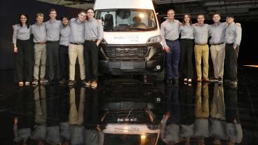 Mines and ACC team with the 2024 RAM ProMaster