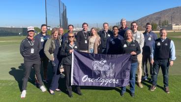 Mines alumni and leadership on a tour of PING