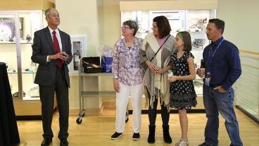 Physics Professor P. Craig Taylor and family