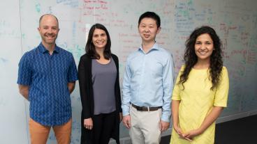 Mines Professors Lincoln Carr, Cecilia Diniz Behn, Zhexuan Gong and Meenakshi Singh