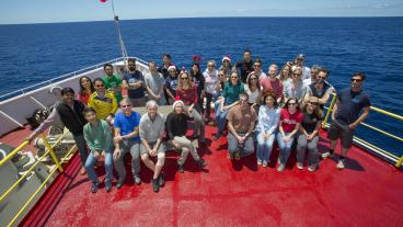 Scientists spent more than a month aboard the research vessel off the coast of New Zealand.