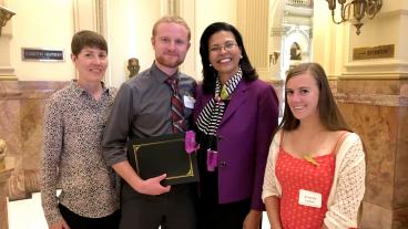 Stephanie Fanselow, Nicholas Dyer, Kim Hunter-Reed and Amanda Casner