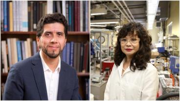 Mines professors Moises Carreon and Carolyn Koh