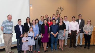 Faculty members receiving promotion and tenure