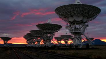 Very Large Array radio telescopes